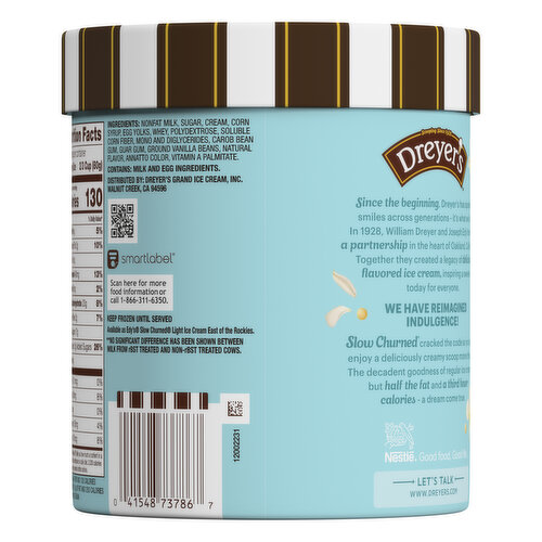 Dreyer's Ice Cream, Light, French Vanilla