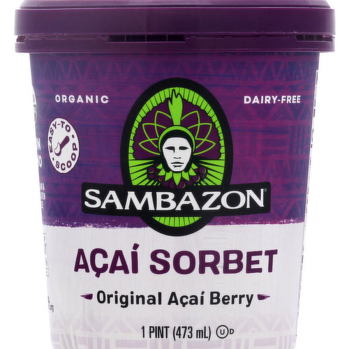 Sambazon Sorbet, Original Acai Berry