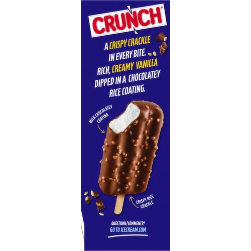 Crunch Vanilla Frozen Dairy Dessert Bars
