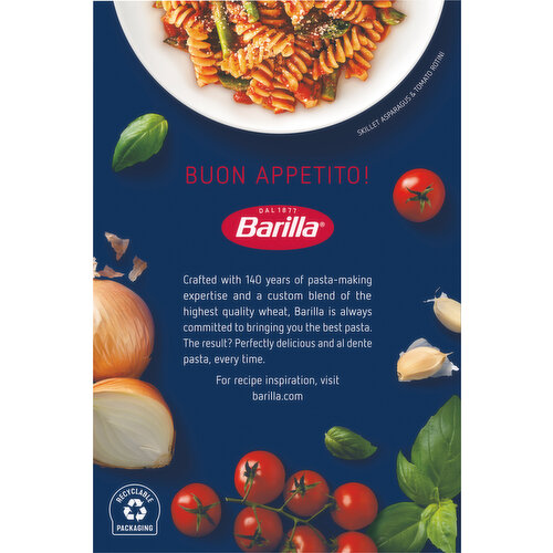 Barilla Rotini - Non-GMO Pasta Made with Durum Wheat Semolina & Kosher Certified
