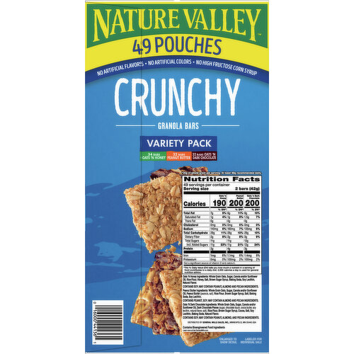 Nature Valley Oats 'N Honey/Peanut Butter/Oats 'N Dark Chocolate Granola Bars Variety Pack