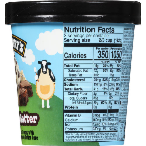 Ben and jerry's brownie on sale batter core