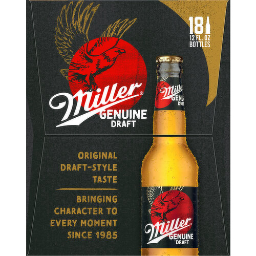 Miller Genuine Draft Beer, Original, 18 Pack
