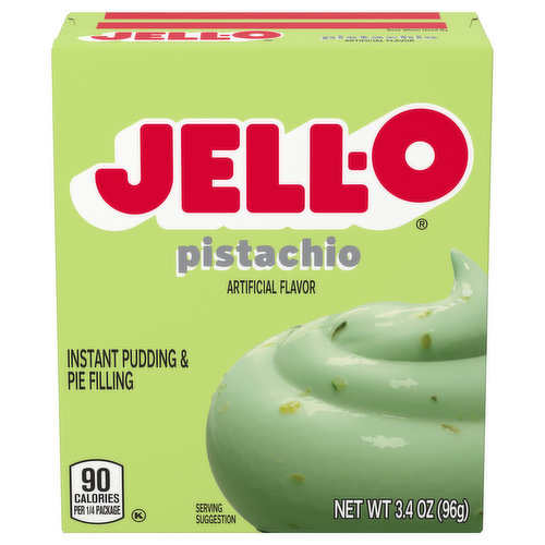 Jell-O Pudding & Pie Filling, Pistachio, Instant