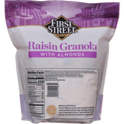 First Street Raisin Granola