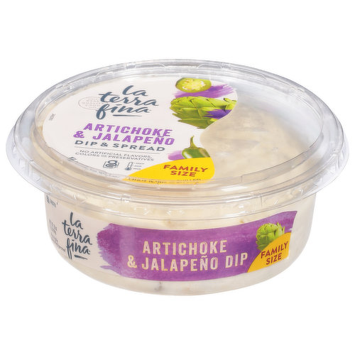 La Terra Fina Dip & Spread, Artichoke & Jalapeno, Family Size