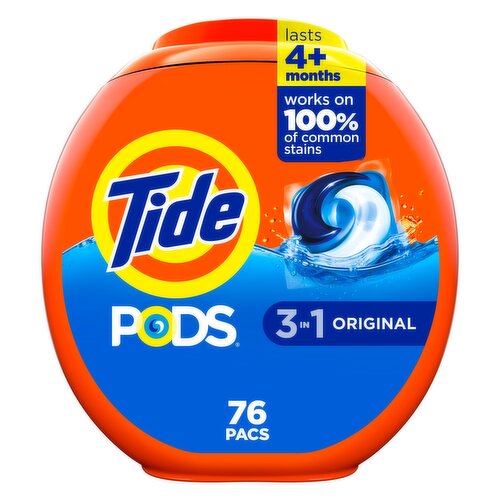 Tide PODS Laundry Detergent Pacs, Original Scent