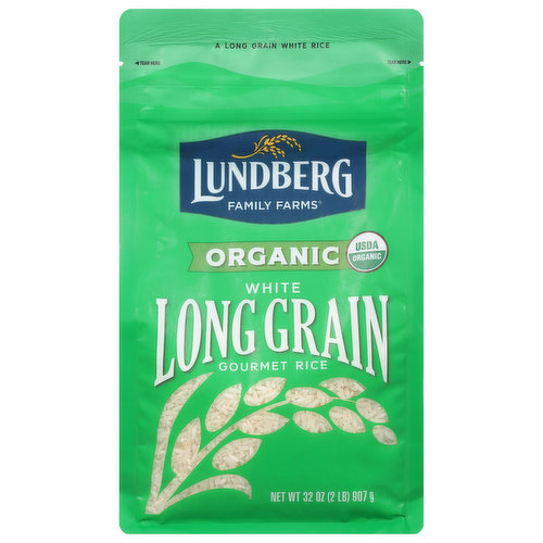 Lundberg Family Farms Gourmet Rice, Organic, Long Grain, White