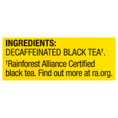 Lipton Decaffeinated Yellow Label Black Tea