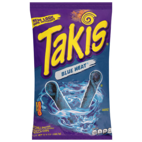 Takis Tortilla Chips, Blue Heat, Extreme