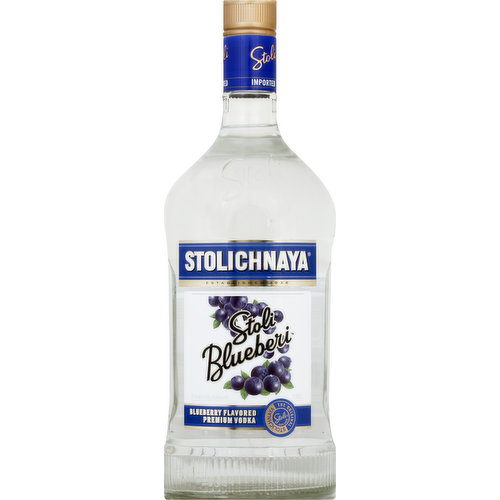 Stolichnaya Vodka, Premium, Blueberry Flavored