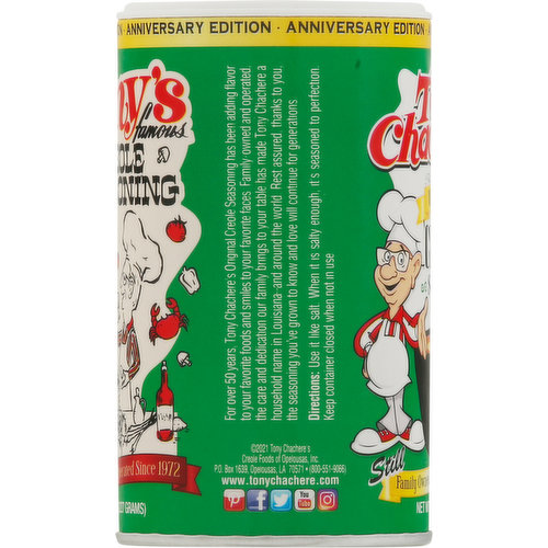 Tony Chachere's Creole Seasoning, Original
