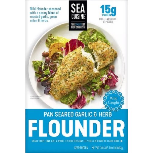Sea Cuisine Garlic and Herb Flounder