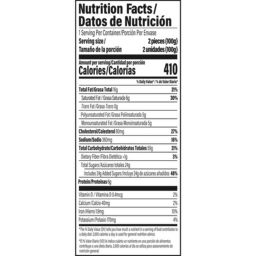 Bimbo Plain Mini Pound Cakes, 2 count, 3.53 oz