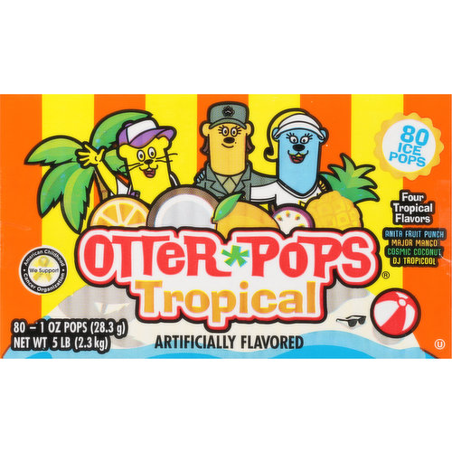 Otter Pops Ice Pops, Tropical