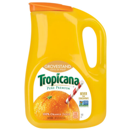 Tropicana 100% Orange Juice, Pure Premium