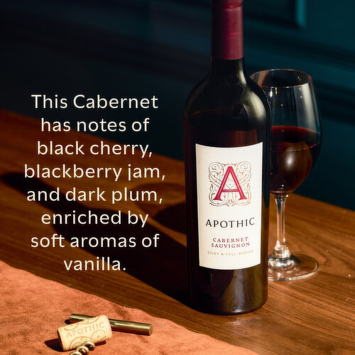 Apothic Cabernet Sauvignon Red Wine 750ml  
