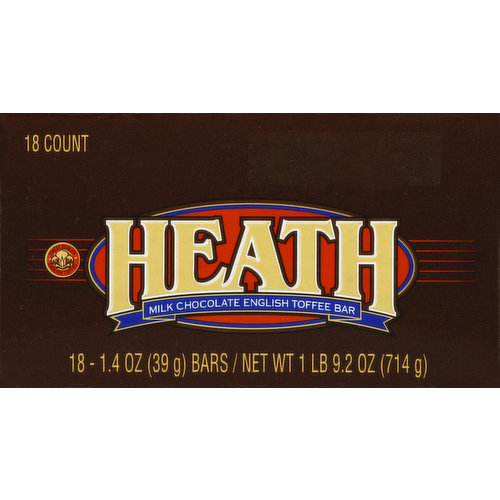 Heath Toffee Bar, English, Milk Chocolate