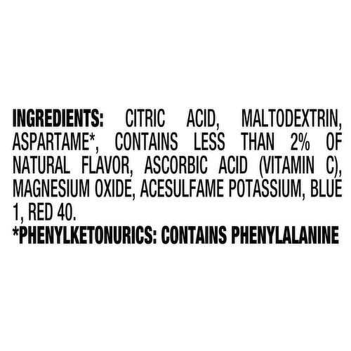 Crystal Light Zero Sugar Packets Cherry Pomegranate Drink Mix