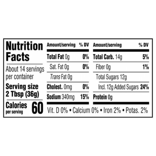 Kraft Slow-Simmered Hint of Honey Barbecue Sauce