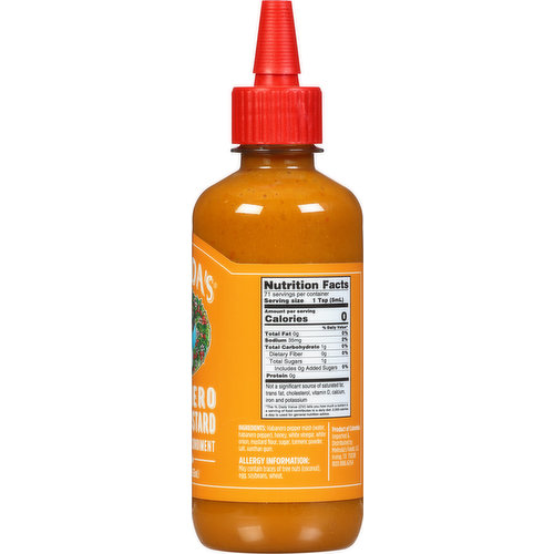 Melinda's Pepper Sauce & Condiment, Habanero Honey Mustard