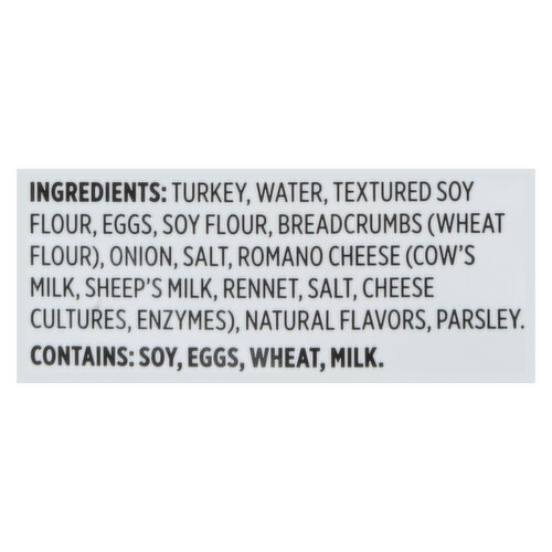 First Street Meatballs, Turkey, Traditional, Family Size