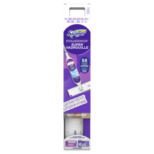 Swiffer Multi-Surface Kit for Floor Cleaning, Fresh Scent