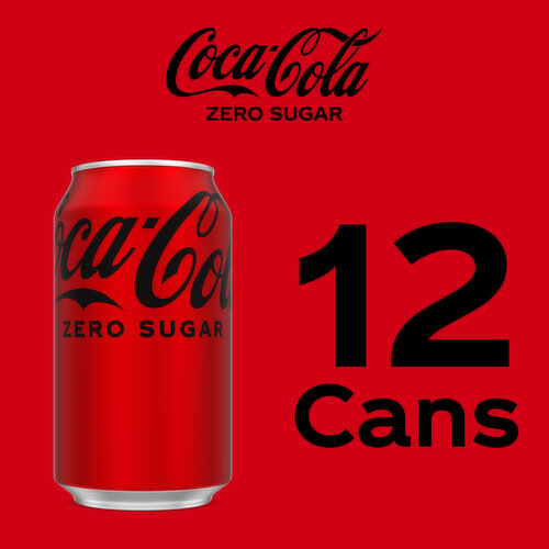 Coca-Cola Zero Sugar  Soda Soft Drink Fridge Pack