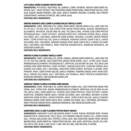 Frito Lay Chile Limon Mix, Bigger Bags