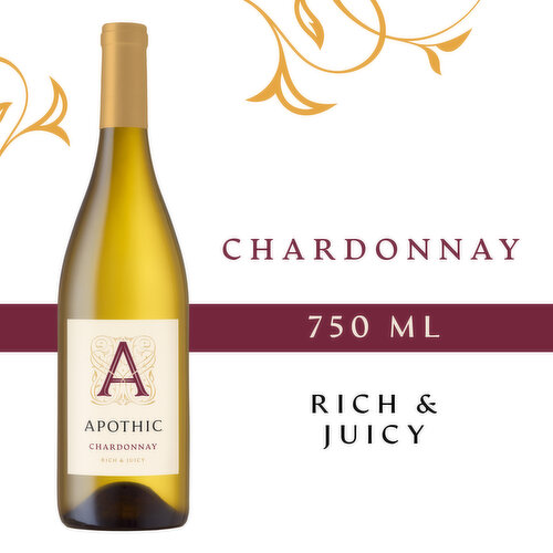 Apothic Chardonnay White Wine 750ml