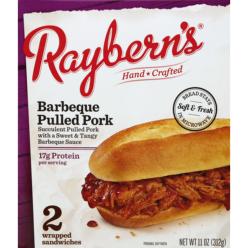 Raybern's Sandwiches, Barbeque Pulled Pork