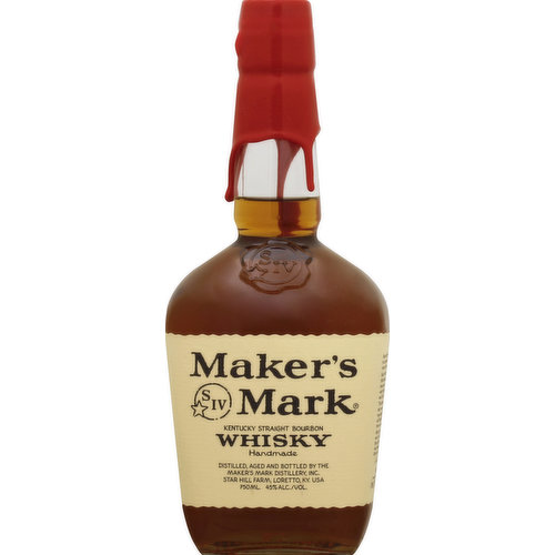 Maker's Mark Whisky, Handmade, Kentucky Straight Bourbon
