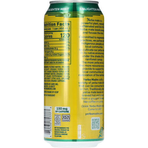 Yerba Madre Organic Enlighten Mint Yerba Mate