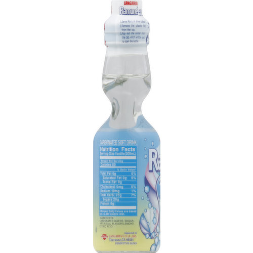 Sangaria Soft Drink, Carbonated, Ramune