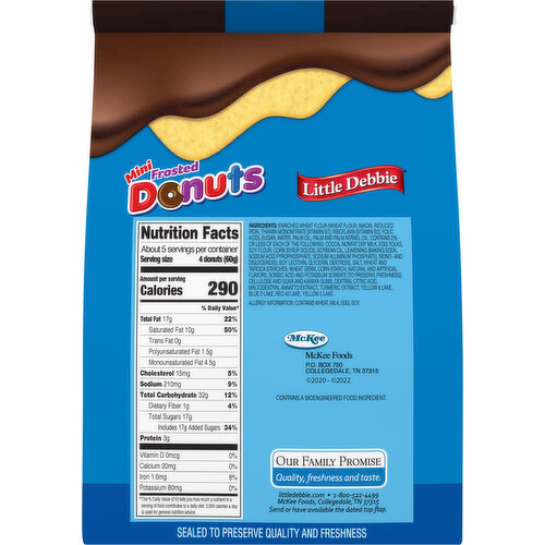 Little Debbie Donuts, Frosted, Mini