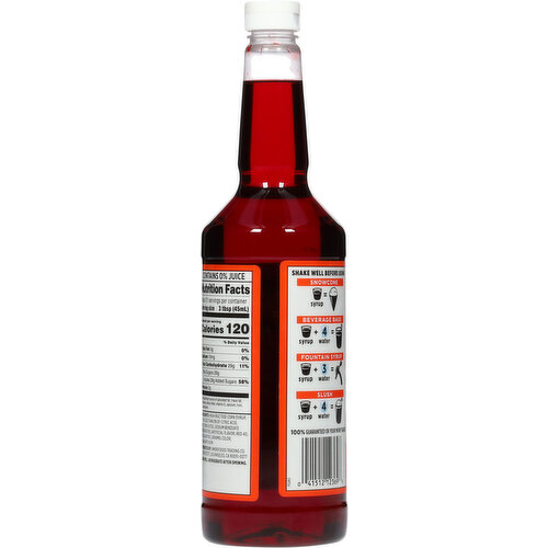 First Street Tiger's Blood Snow Cone Syrup