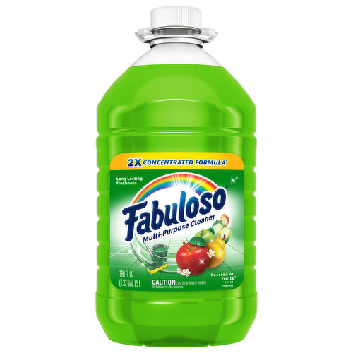 Fabuloso Multi-Purpose Cleaner, 2X Concentrated Formula, Passion of Fruits