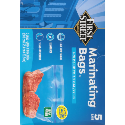 First Street Marinating Bags