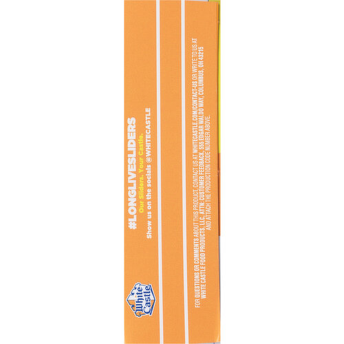 White Castle Classic Cheese Sliders