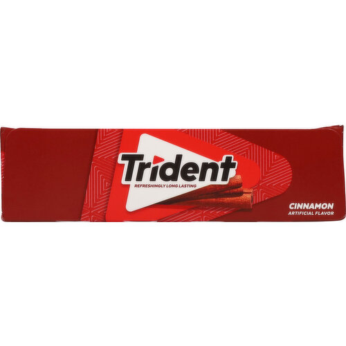 Trident Gum, Sugar Free, Cinnamon