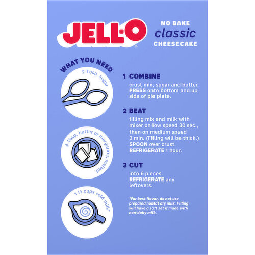 Jell-O No Bake Classic Cheesecake Dessert Kit