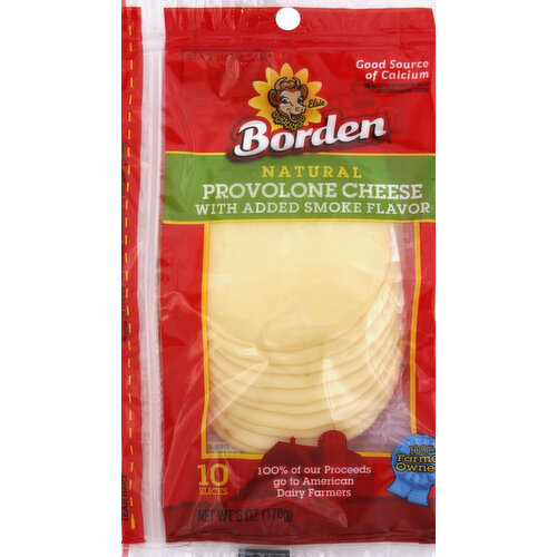 Borden Cheese Slices, Provolone