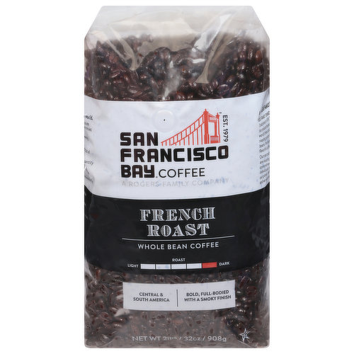 San Francisco Bay Coffee, Whole Bean, Dark Roast, French Roast