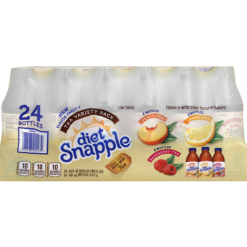 Snapple Tea, Variety Pack, Diet