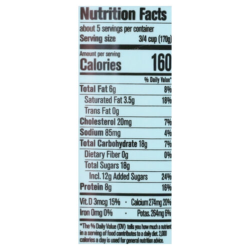 Zoi Yogurt, Greek, Vanilla, Traditional Style