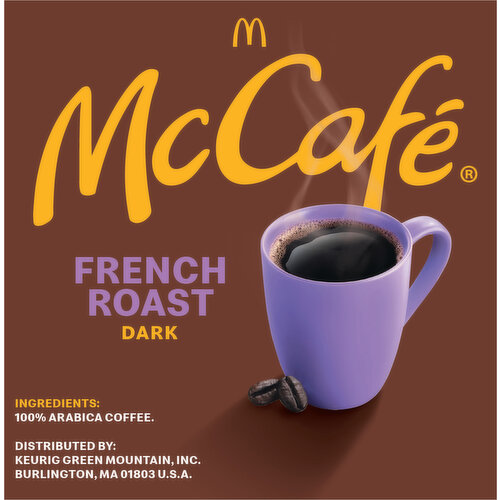 McCafe Coffee, Dark, French Roast, K-Cup Pods