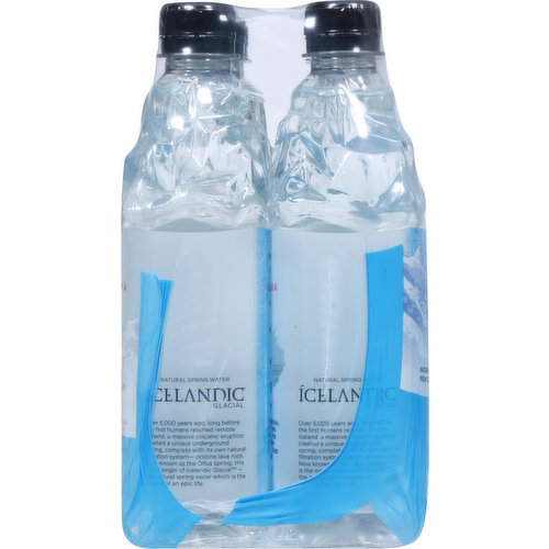 Icelandic Glacial Spring Water, Natural, 8.4 pH