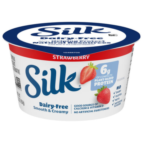 Silk Yogurt Alternative, Dairy-Free, Strawberry