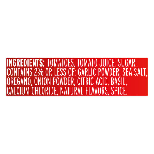 Del Monte Basil Garlic & Oregano Diced Tomatoes