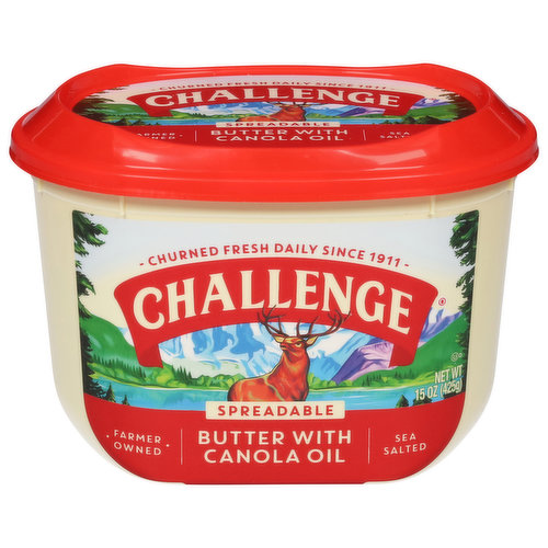 Challenge Butter, with Canola Oil, Sea Salted, Spreadable